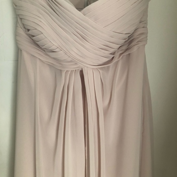 Strapless Champange Formal Dress by Bill Levkoff - Picture 7 of 8